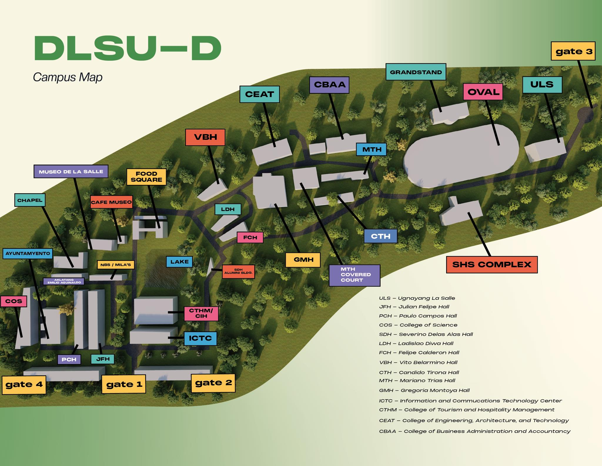 DLSU-D Campus Map